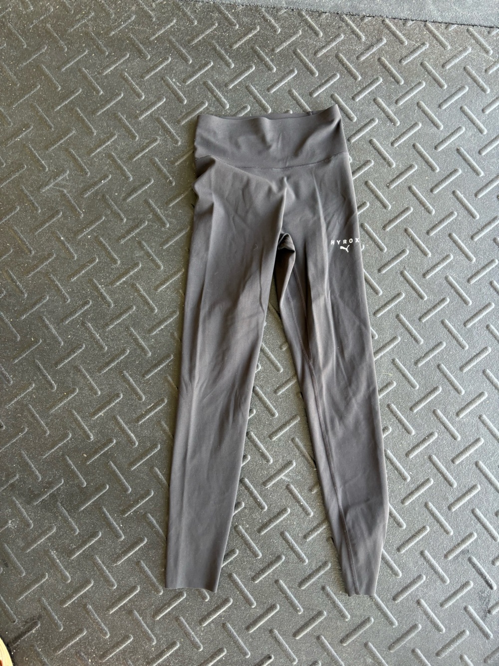 Puma Gray High-Waist Performance Leggings